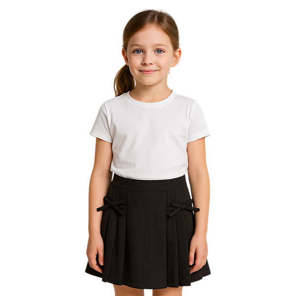 Spódnico-szorty eleganckie dziewczęce czarny Happy Star 8330-30525