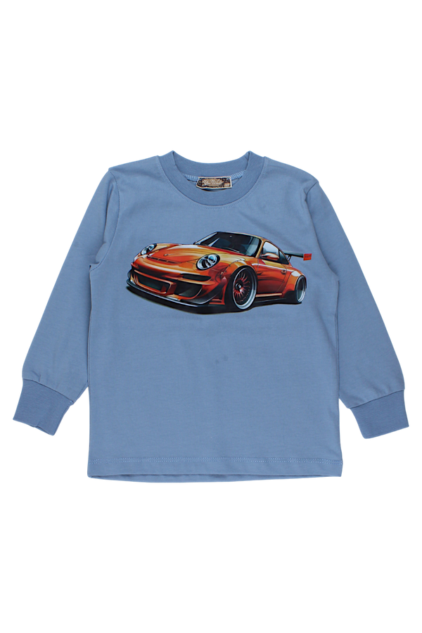 Bluzka auto chłopięca niebieski Your Word 5410-20825-35