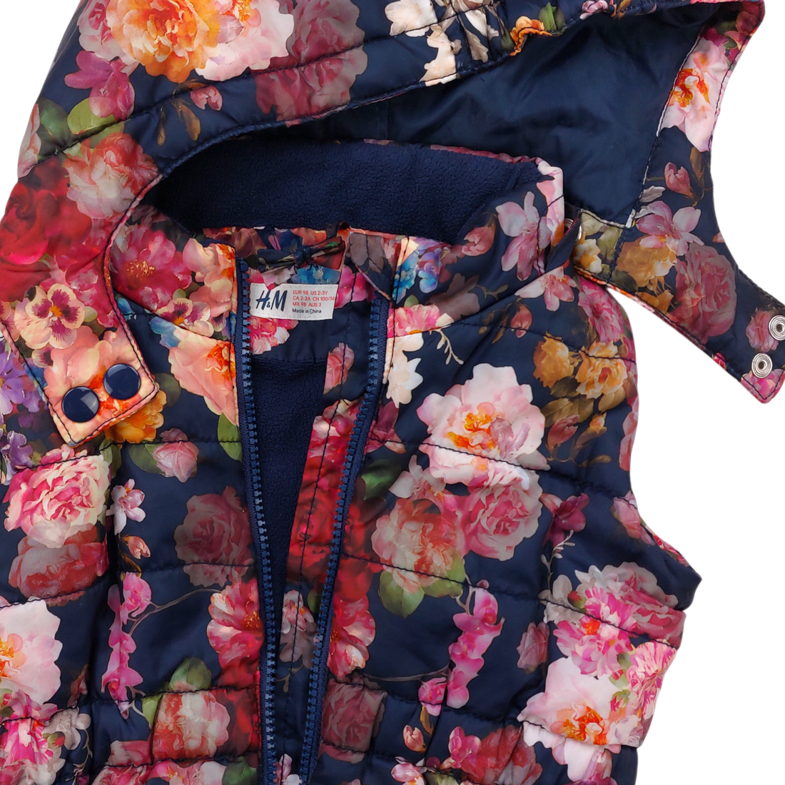 Kamizelka dziewczęca używana H&M kod 58