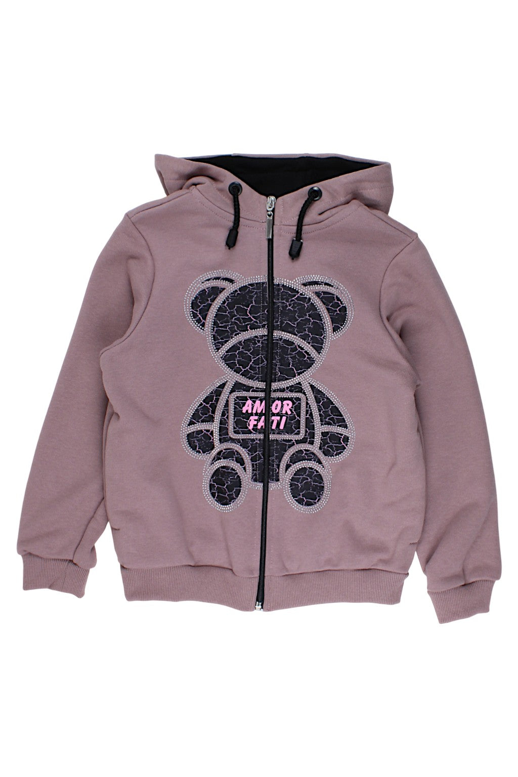 Bluza Miś w cyrkonie dziewczęca beż Guliwerkids 6261-26925-1