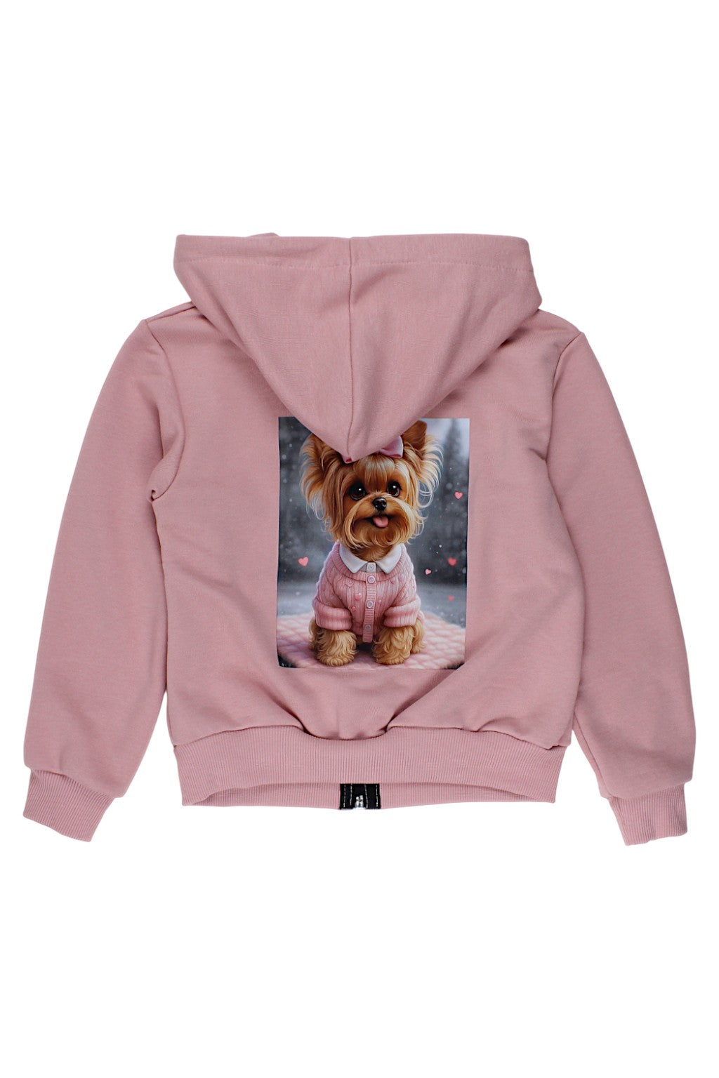 Bluza Piesek dziewczęca brudny róż Gremtex 6262-26925