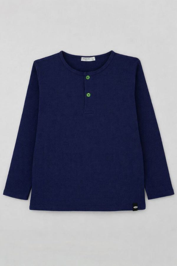 Bluza guzik chłopięca granat Breeze 22162-21225