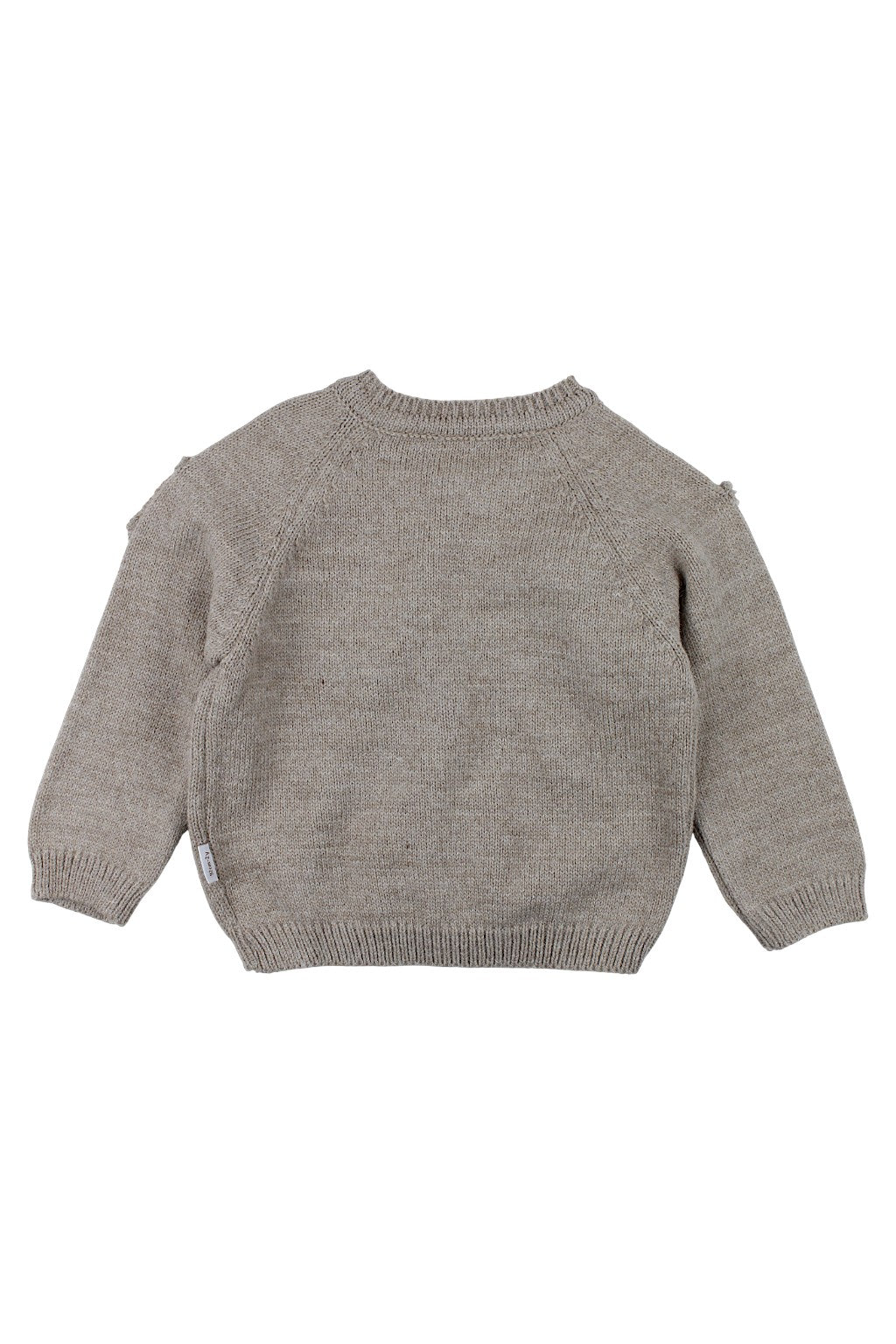 Sweterek rozpinany falbanka dziewczęcy capucino Becol 7049-251125