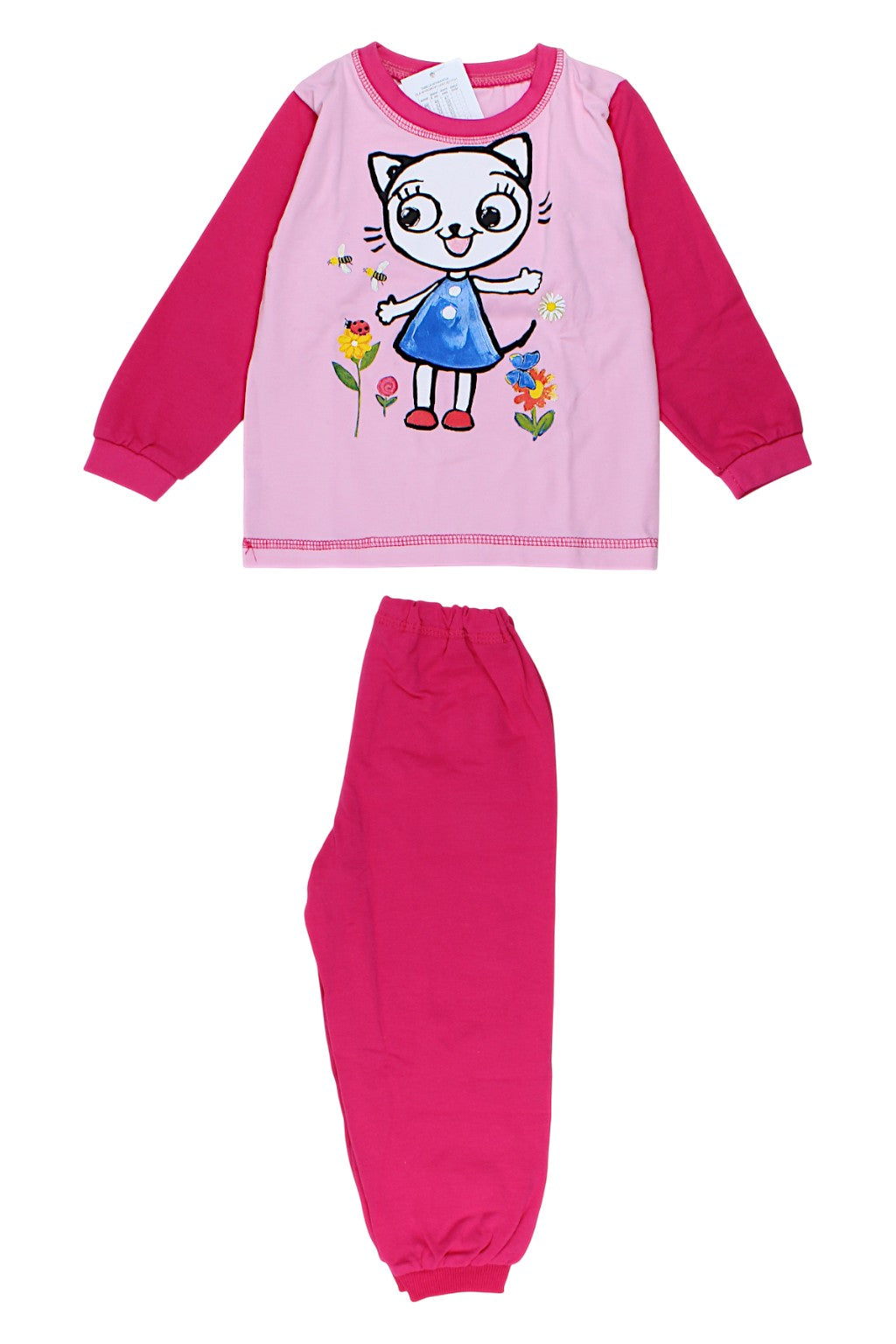 Piżamka dziewczęca fuksja Childrens fashion 8085-221025