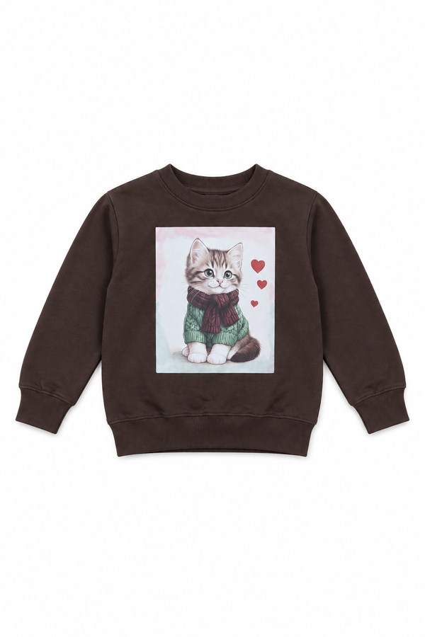 Bluza kotek dziewczynka czekolada Igomil 9502-20926-17
