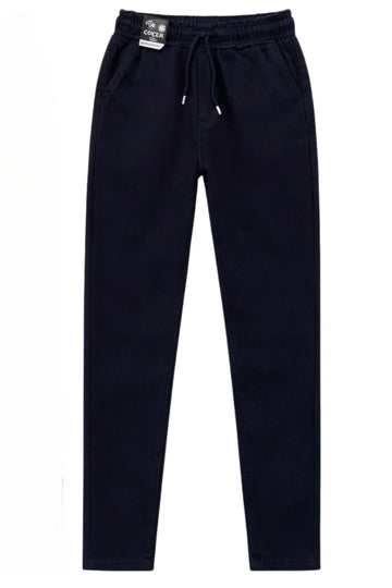 Spodnie wizytowe na gumce chłopięce czarne Gocer 9513-161225-14