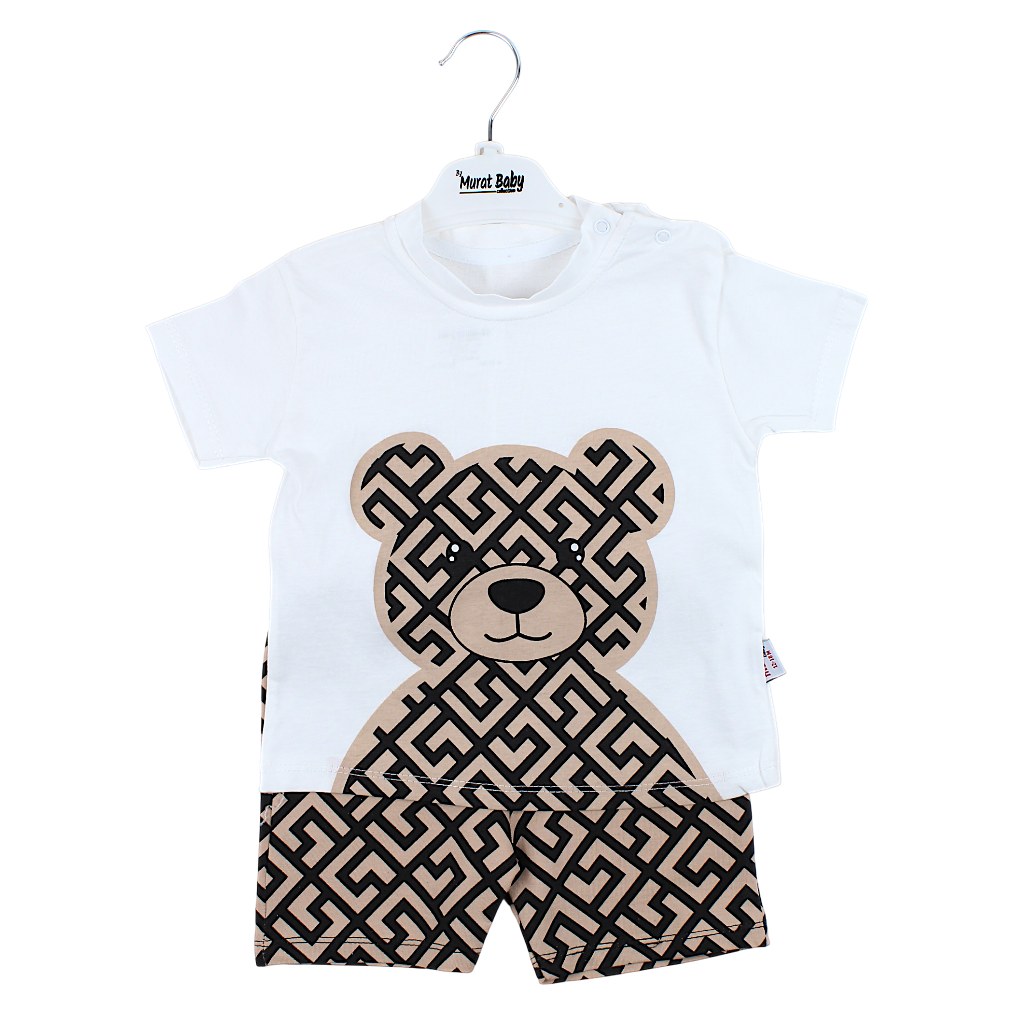 Komplet miś chłopięcy beżowy Murat Baby 9519-15425-1