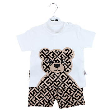 Komplet miś chłopięcy beżowy Murat Baby 9519-15425-1