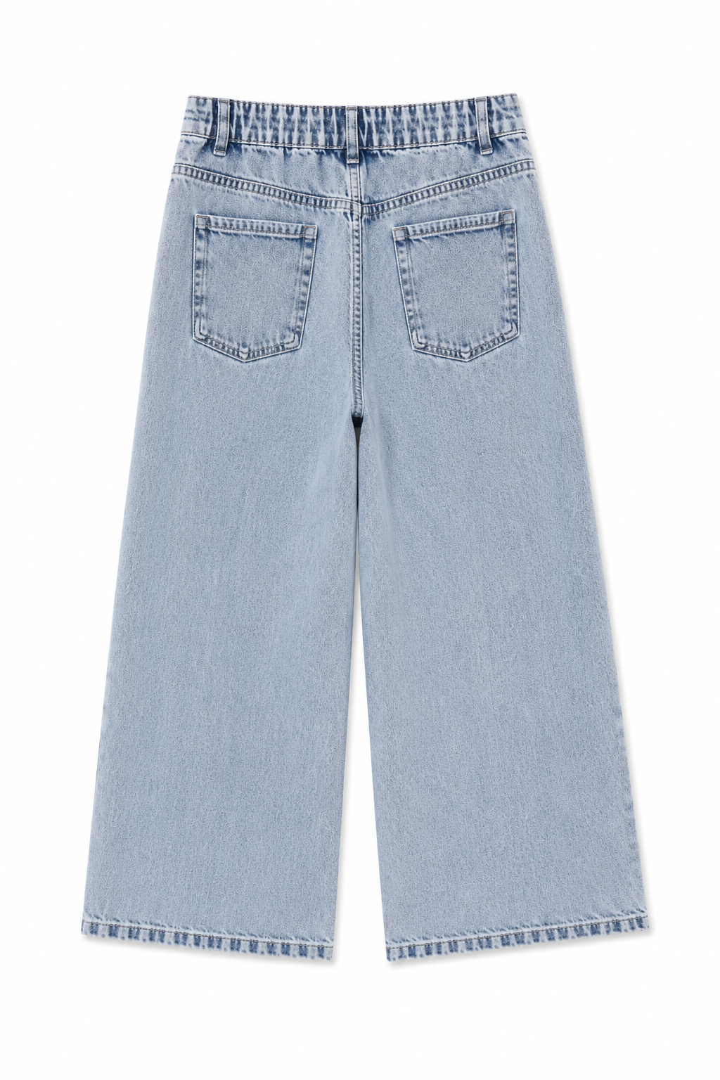 Spodnie szwedy dziewczęce jeans niebieskie Augi Denim 9637-20326-26