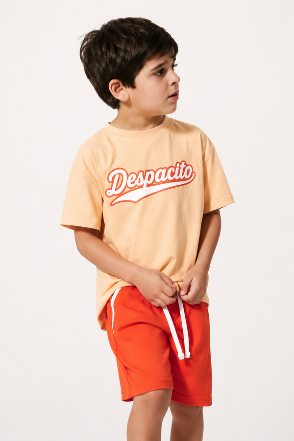 T-shirt chłopięcy pomarańczowy Despacito 6068-29526-51