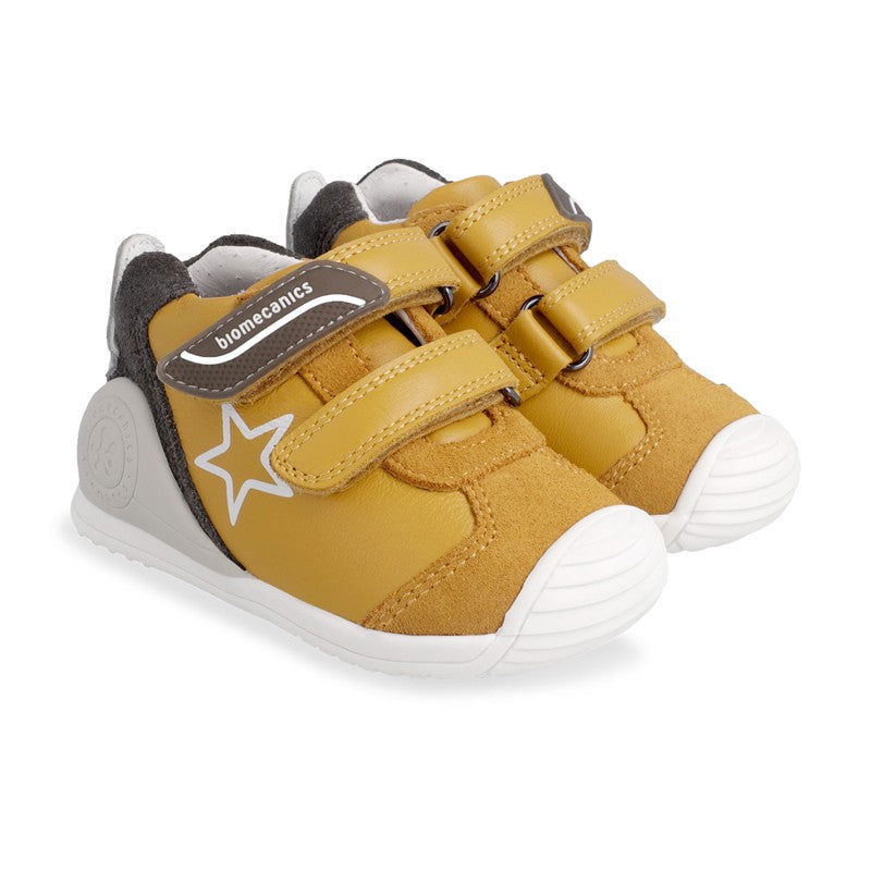 Biomecanics Sneakersy chłopięce 211145-B żółty -  - #tag1# - #tag2# - #tag3# - #tag4#