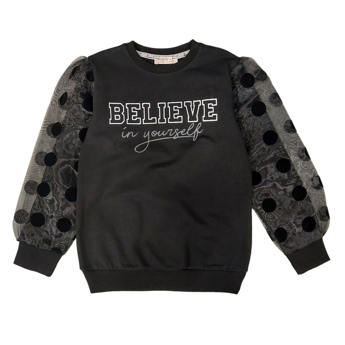 Bluza Believe dziewczynka czarny 18512-11223  GKMOD -  - #tag1# - #tag2# - #tag3# - #tag4#