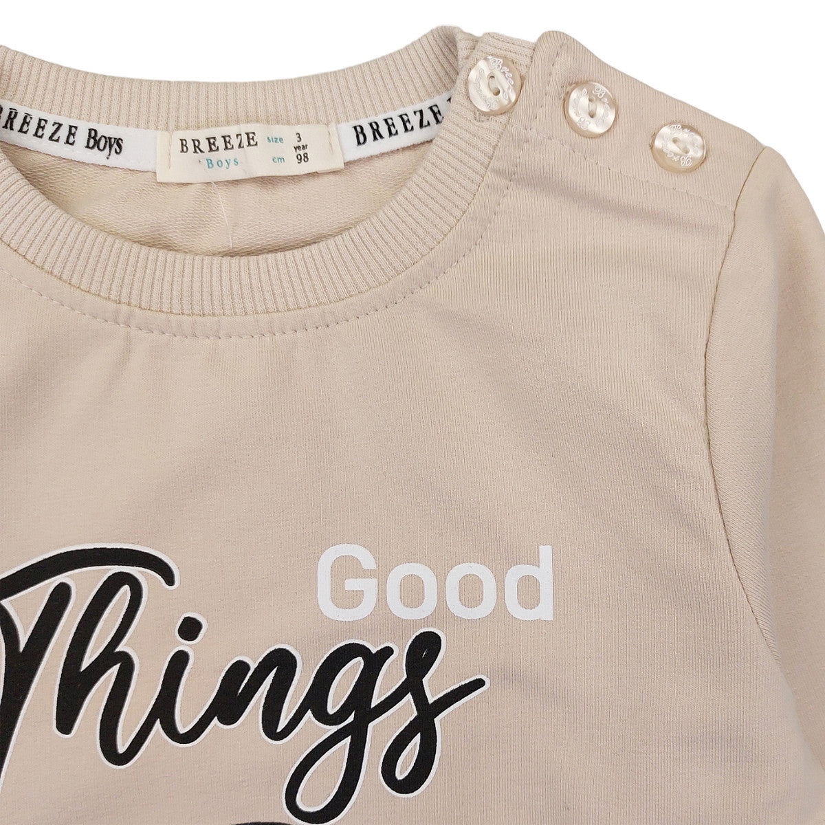 Bluza Time chłopak beż 18910-11223  GKMOC -  - #tag1# - #tag2# - #tag3# - #tag4#