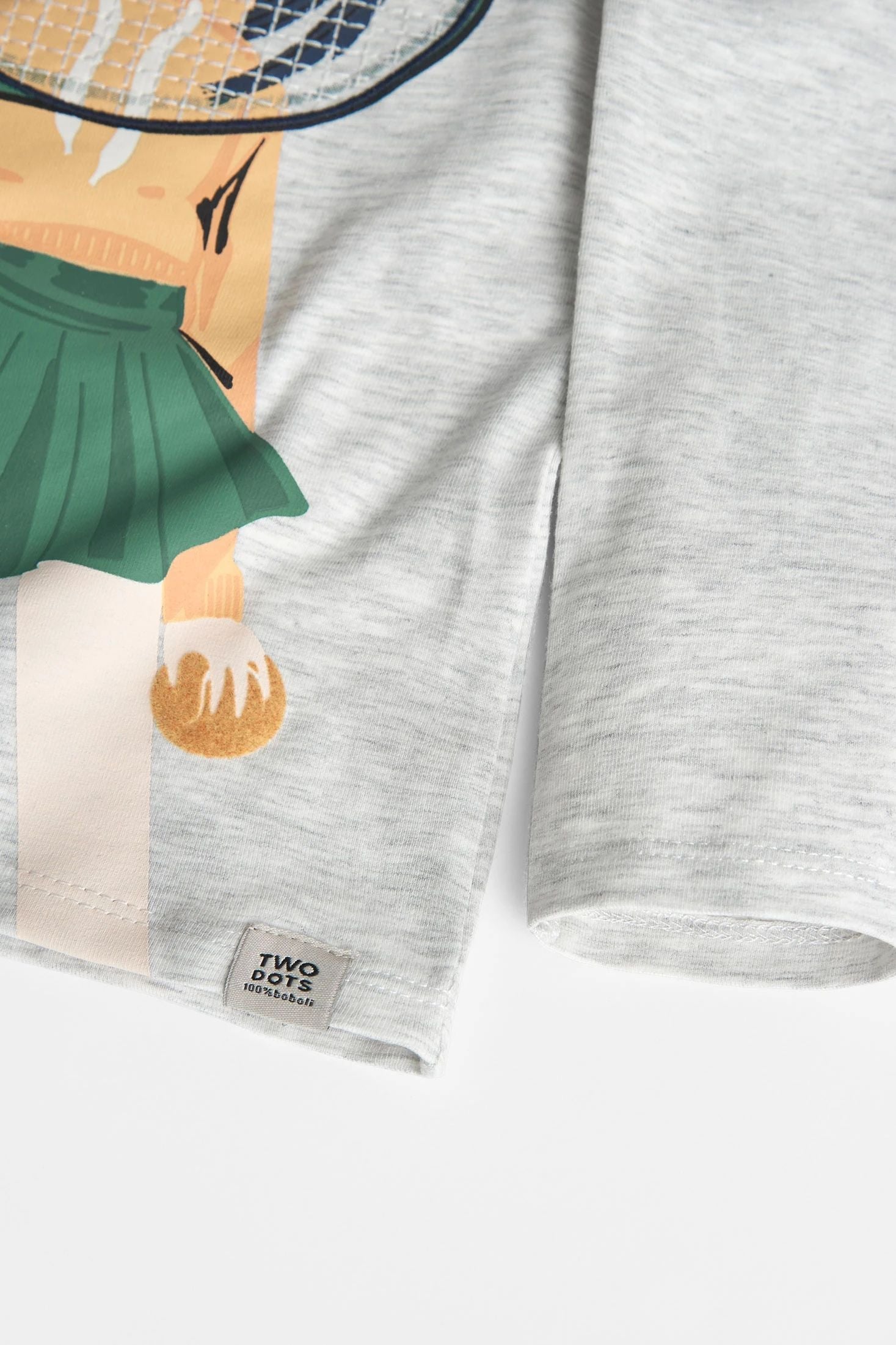 Bluzka Boboli 407078-7359 kolor popiel -  - #tag1# - #tag2# - #tag3# - #tag4#