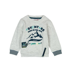 Boboli 336068-7299 Bluza dla chłopca kolor szary