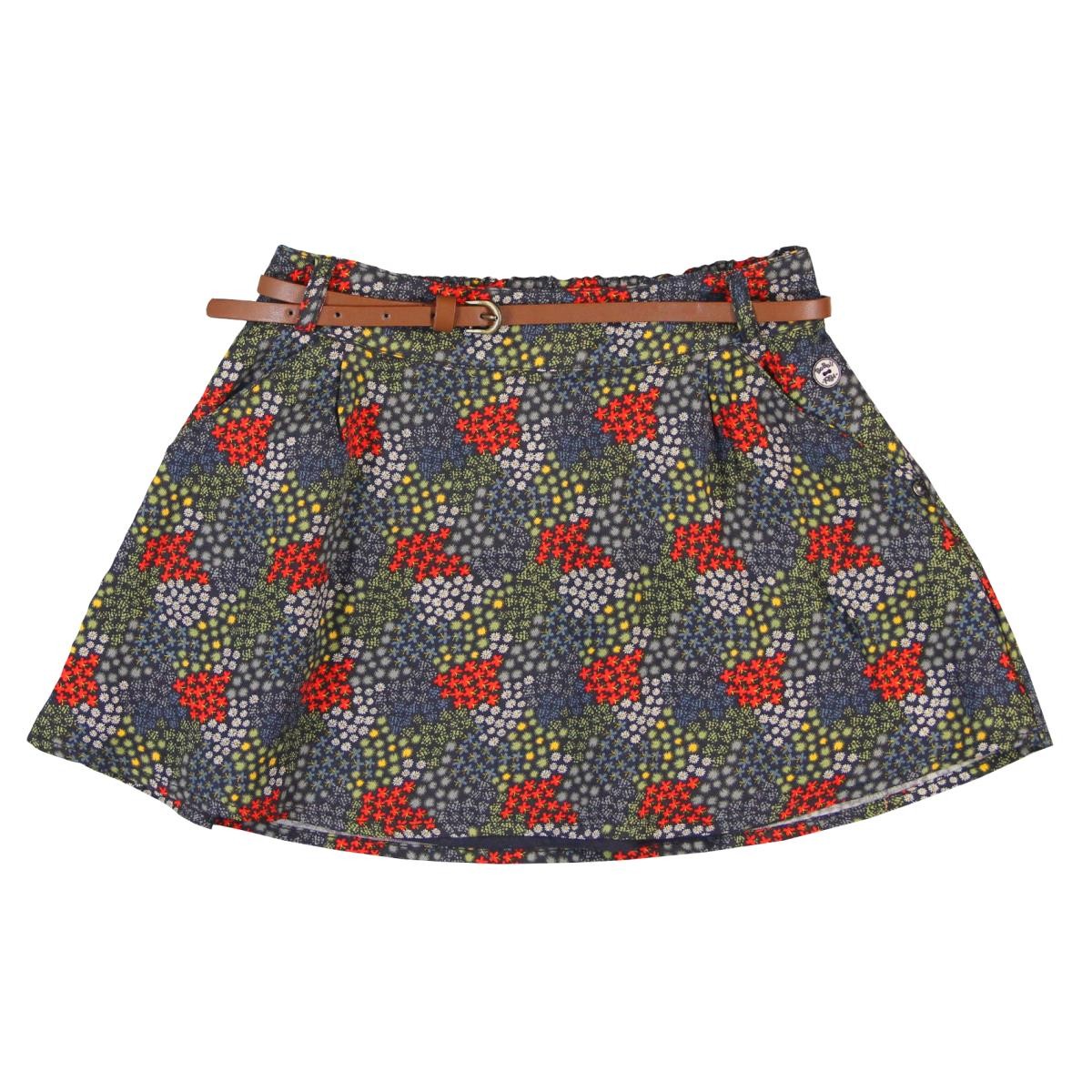 Boboli 444068_9524 spódnica z paskiem kolor granat -  - #tag1# - #tag2# - #tag3# - #tag4#