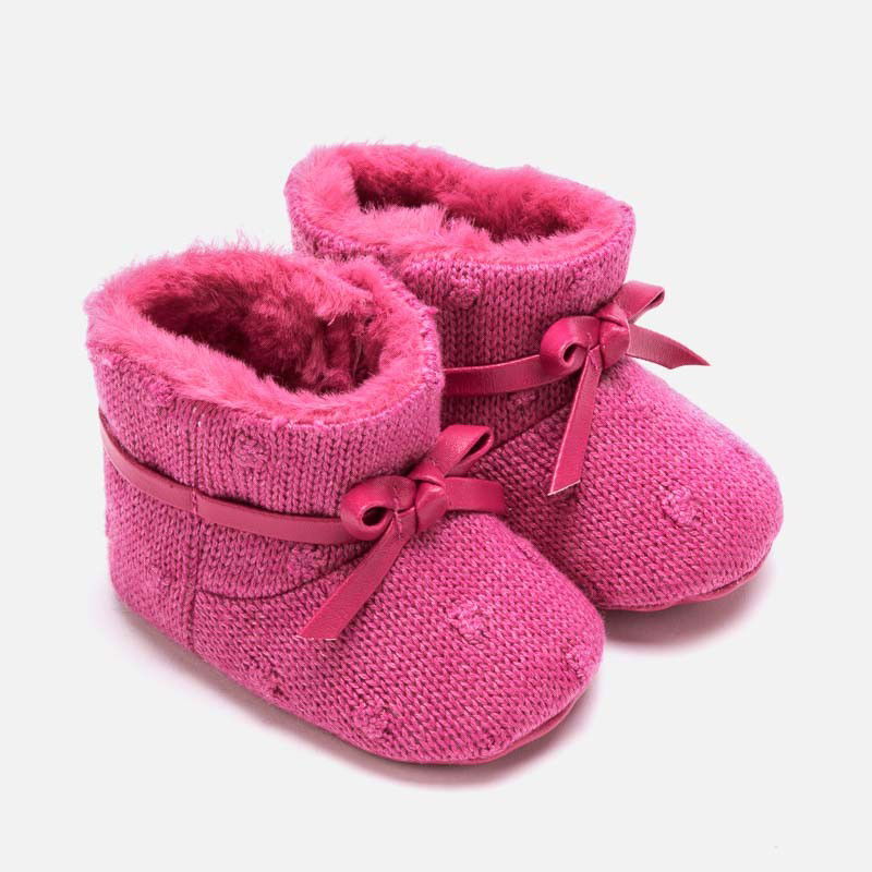 Botki trykotowe niemowlęce na rzep dla dziewczynki Mayoral 9218-30 -  - #tag1# - #tag2# - #tag3# - #tag4#