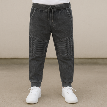 Spodnie dresowe dekatyzowane chłopięce szary BoyBoy 421-29824 GKMOC