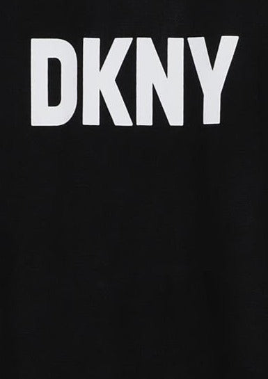 DKNY D32863-09B Sukienka codzienna dziewczynka kolor czarny -  - #tag1# - #tag2# - #tag3# - #tag4#