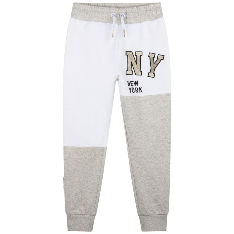 DKNY D34A59-C13 Spodnie dresowe dziewczęce kolor szary -  - #tag1# - #tag2# - #tag3# - #tag4#