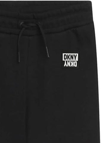 DKNY D34A85-09B Spodnie dresowe dziewczynka kolor czarny -  - #tag1# - #tag2# - #tag3# - #tag4#