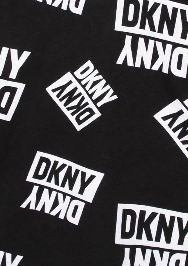 DKNY D35S27-M41 T-shirt dziewczynka kolor czarny -  - #tag1# - #tag2# - #tag3# - #tag4#