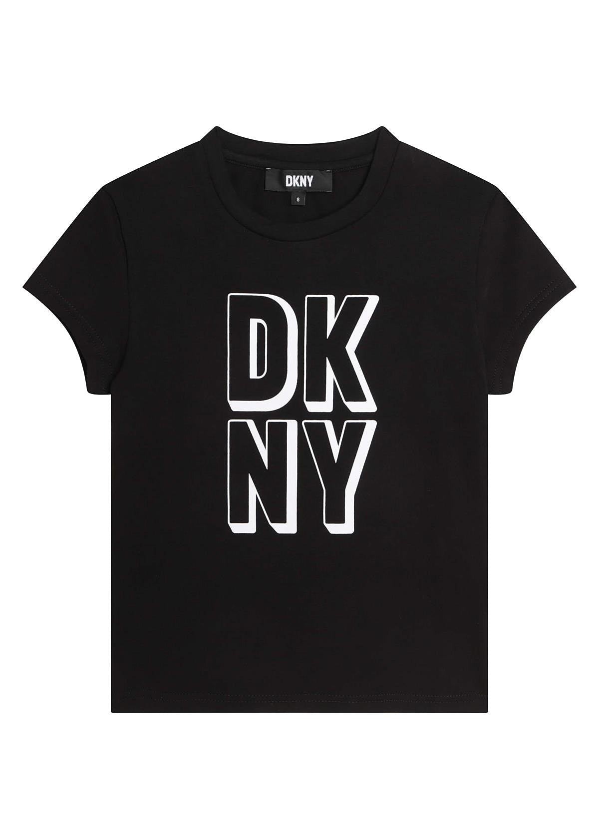 DKNY D35S73-09B T-shirt dziewczynka kolor czarny -  - #tag1# - #tag2# - #tag3# - #tag4#