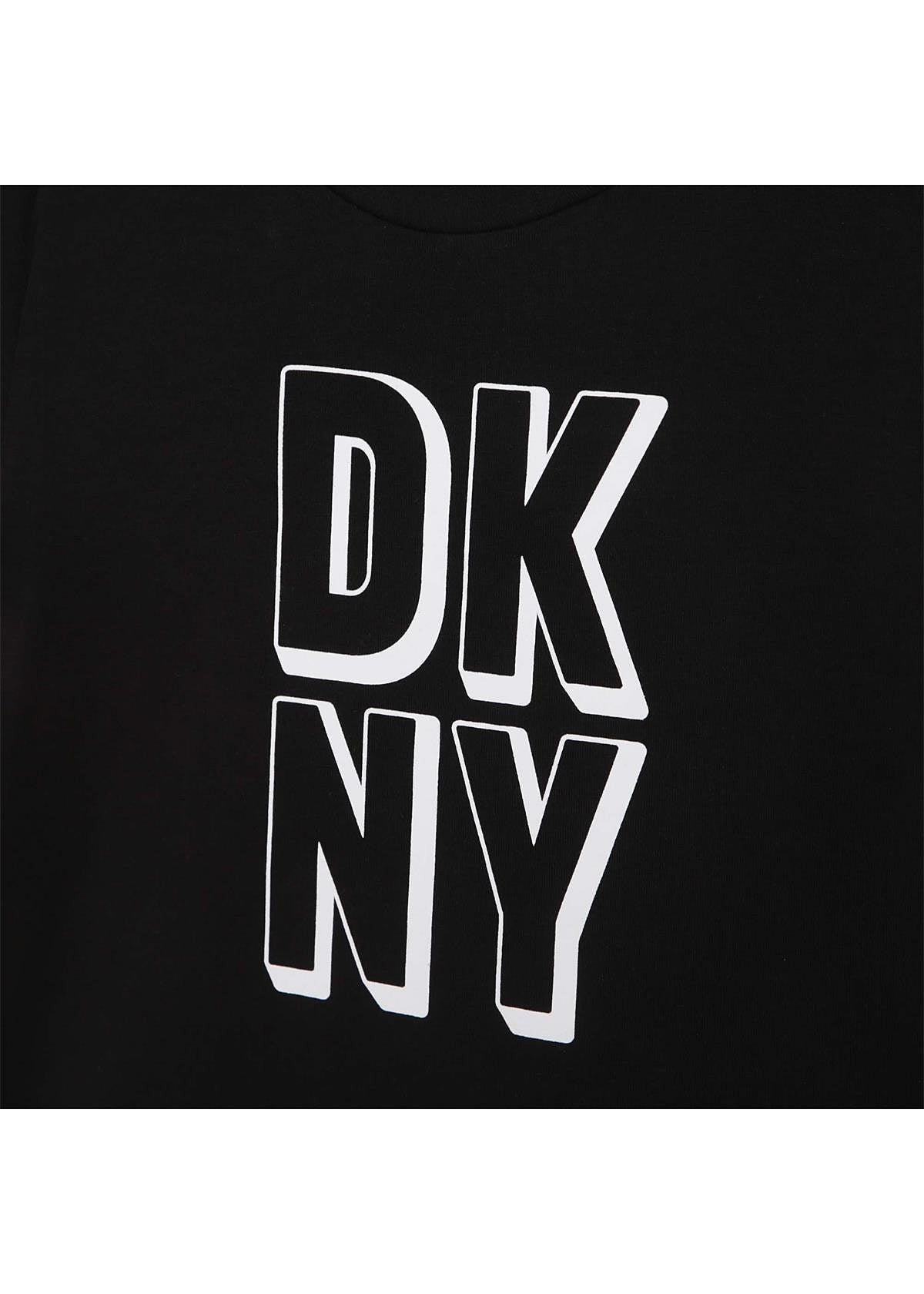 DKNY D35S73-09B T-shirt dziewczynka kolor czarny -  - #tag1# - #tag2# - #tag3# - #tag4#