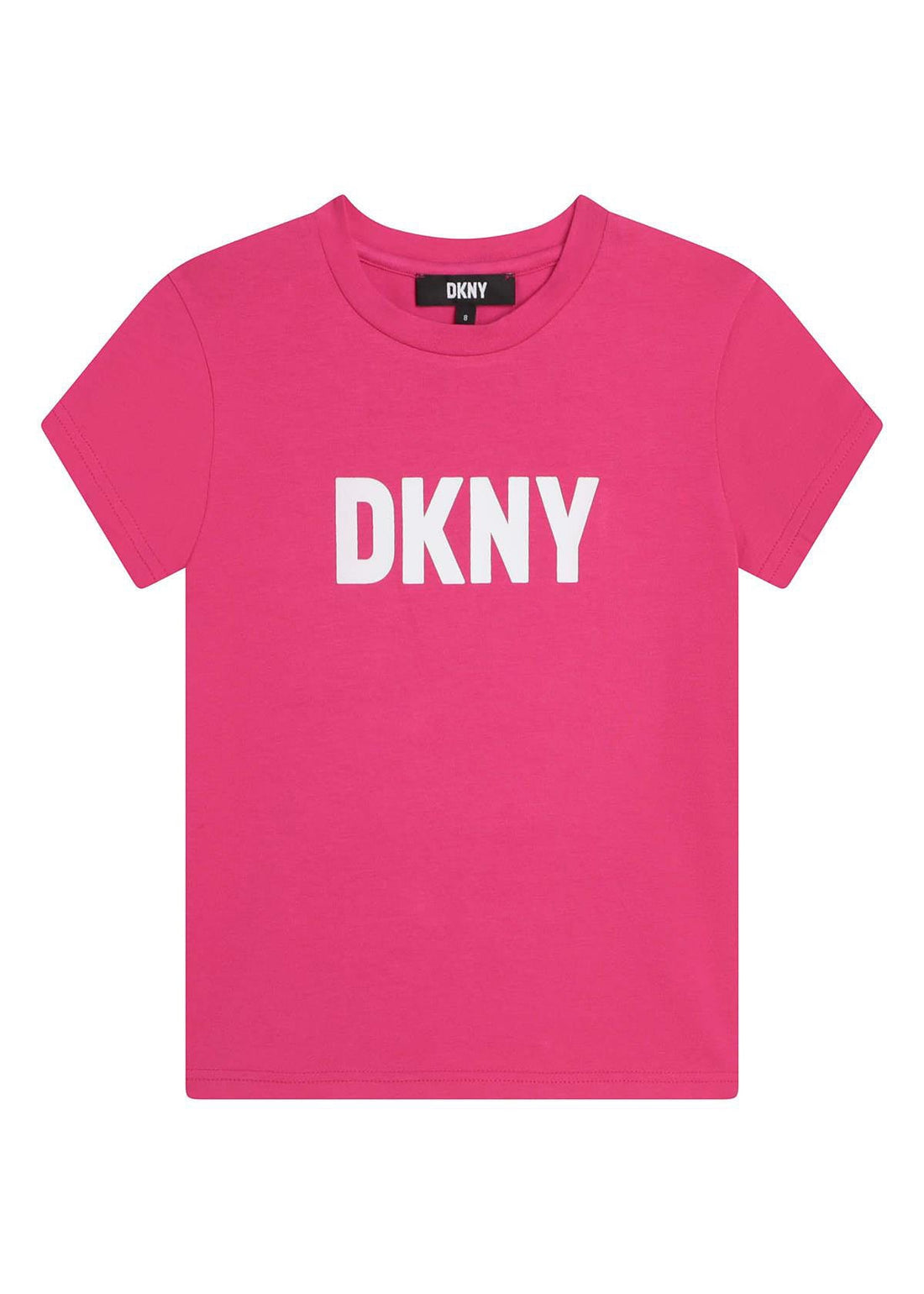 DKNY D35S73-483 T-shirt dziewczynka kolor malinowy -  - #tag1# - #tag2# - #tag3# - #tag4#