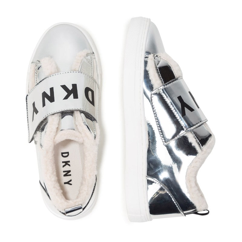 DKNY D39058-16 Sneakersy ocieplane dziewczęce kolor szary -  - #tag1# - #tag2# - #tag3# - #tag4#