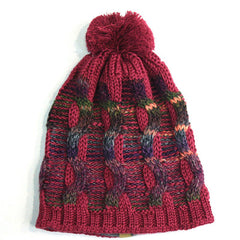 Doll Czapka dzianinowa 1628731134-7610 kolor bordo