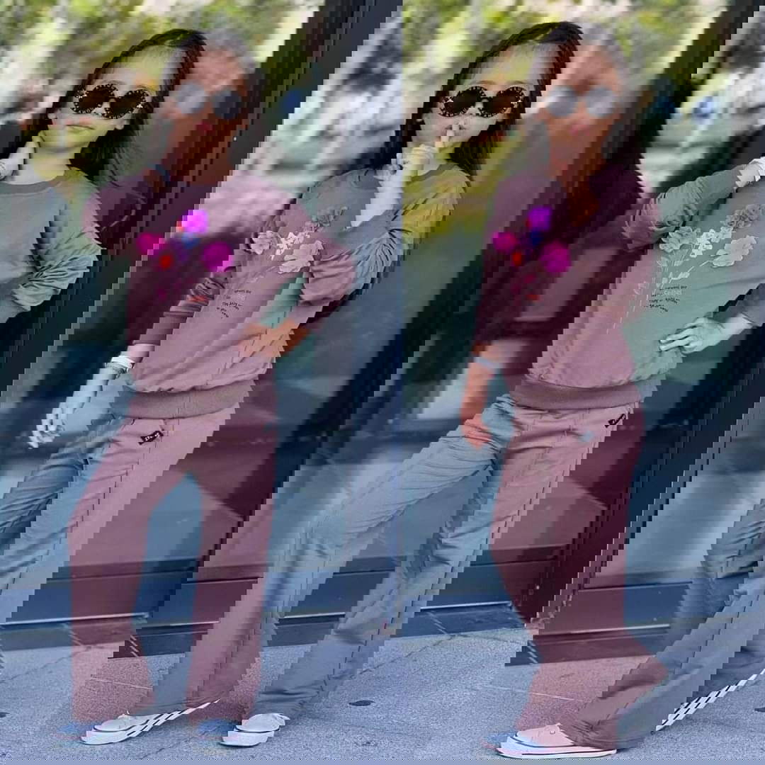 Dres 2 Cz. dziewczynka brąz 6126-15724 GKMOD -  - #tag1# - #tag2# - #tag3# - #tag4#