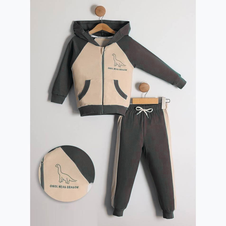 Dres Sportowy 2 Części chłopięcy beż Pollito 4571-23824 GKMOC -  - #tag1# - #tag2# - #tag3# - #tag4#