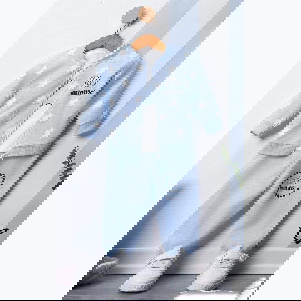 Dres Sportowy 3 Części gwiazdki chłopięcy niebieski Minitix 22127-23824 GKMOC -  - #tag1# - #tag2# - #tag3# - #tag4#