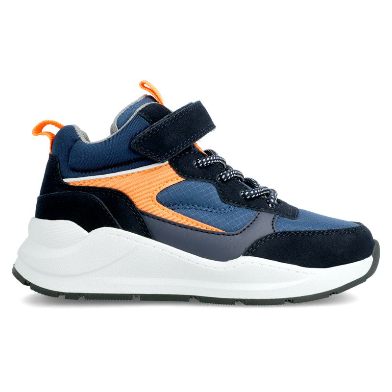 Garvalin Sneakersy chłopięce 211661-A granat/pomarańcz -  - #tag1# - #tag2# - #tag3# - #tag4#