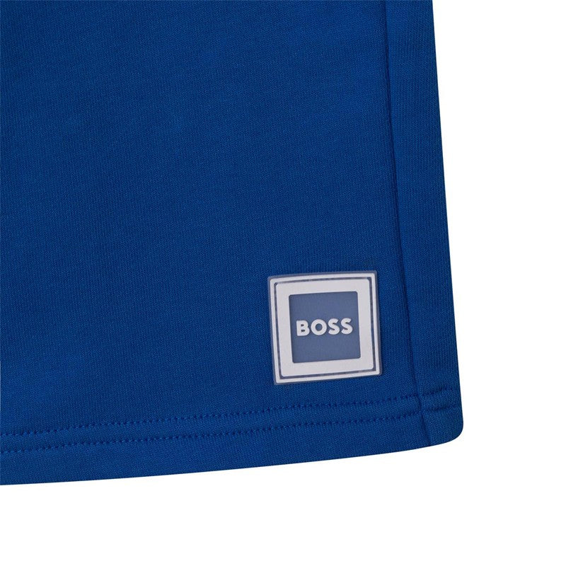 HUGO BOSS J24748-871 Bermudy chłopięce kolor niebieski -  - #tag1# - #tag2# - #tag3# - #tag4#
