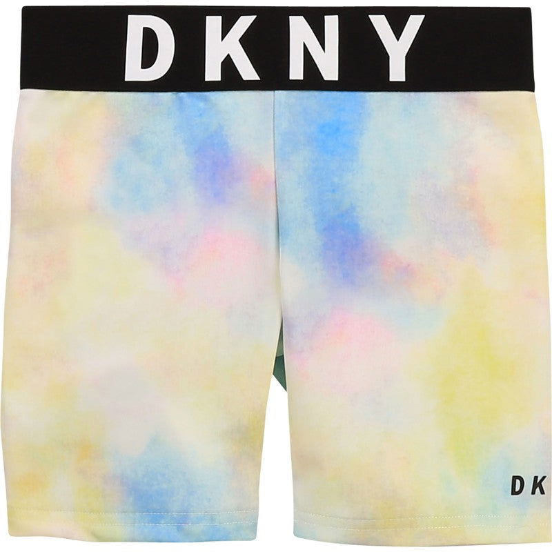 Krótkie spodenki dla dziewczynki DKNY D34A22-Z40 kolor tęczowy -  - #tag1# - #tag2# - #tag3# - #tag4#