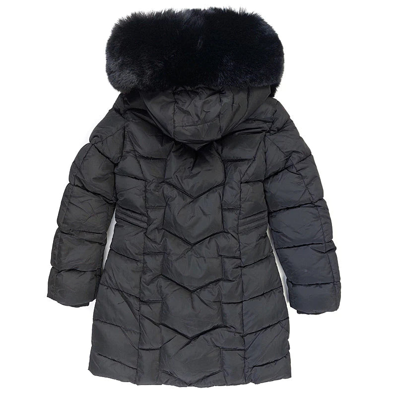 Kurtka Zimowa dziewczynka czarny KF560-71023  GKMOD -  - #tag1# - #tag2# - #tag3# - #tag4#