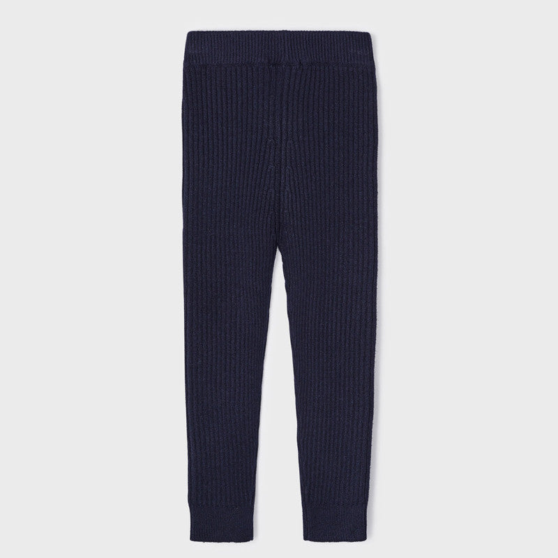 Mayoral 10329-58 Leginsy prążkowane dla dziewczyn kolor granatowy -  - #tag1# - #tag2# - #tag3# - #tag4#