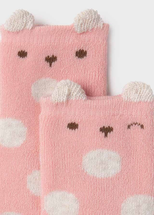 Mayoral 11-09425-078 Skarpetki antypoślizgowe dziewczęce 9425-78 różowy -  - #tag1# - #tag2# - #tag3# - #tag4#