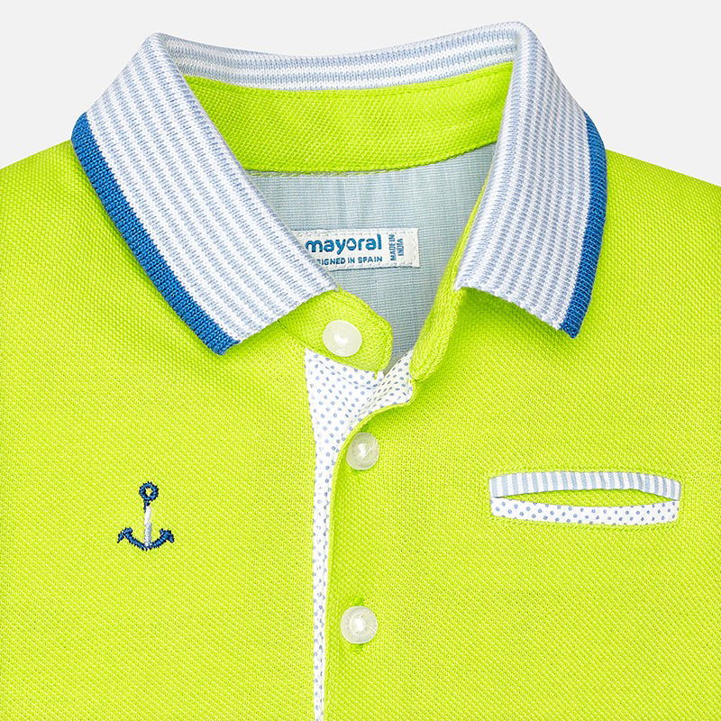 Mayoral 1138-91 Koszulka polo krótki rękaw kolor Brokuł -  - #tag1# - #tag2# - #tag3# - #tag4#