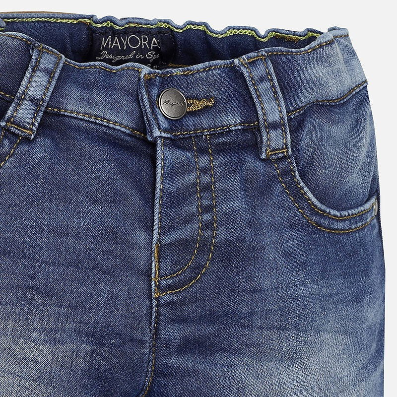 Mayoral 1265-76 Bermudy jeans  kolor Ciemny -  - #tag1# - #tag2# - #tag3# - #tag4#