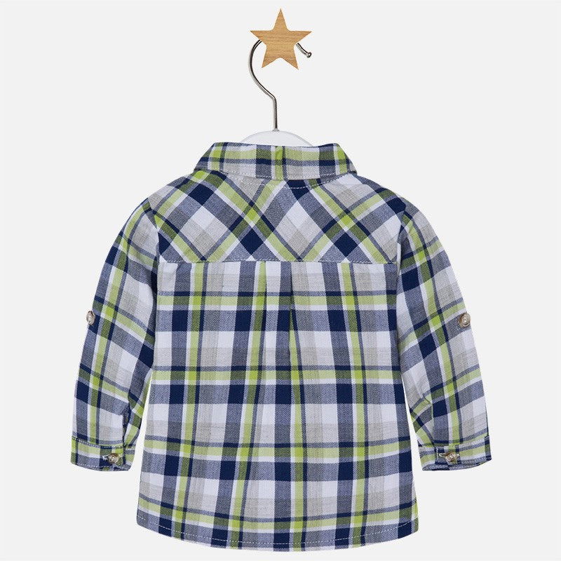 Mayoral 2109-43 Koszula d/r krata kolor Awokado -  - #tag1# - #tag2# - #tag3# - #tag4#