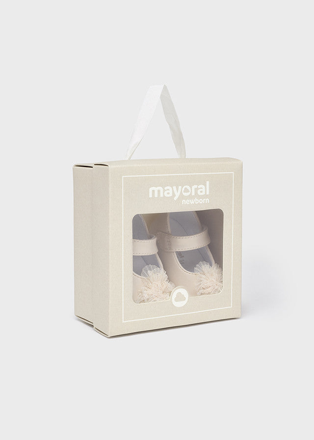 Mayoral 9630-29 Balerinki niemowlęce dziewczynka kolor kremowy -  - #tag1# - #tag2# - #tag3# - #tag4#