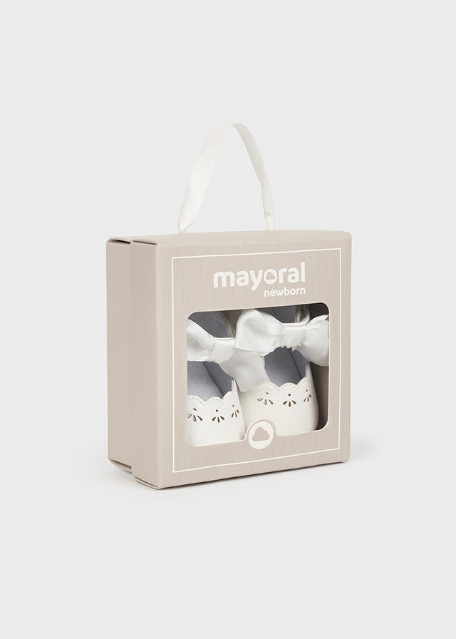 Mayoral 9631-51 Balerinki dziewczynka kolor biały -  - #tag1# - #tag2# - #tag3# - #tag4#