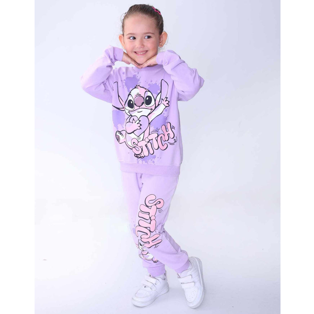 Dres 2  części bluza i spodnie  dziewczęcy fiolet Stella Kids 920-71024