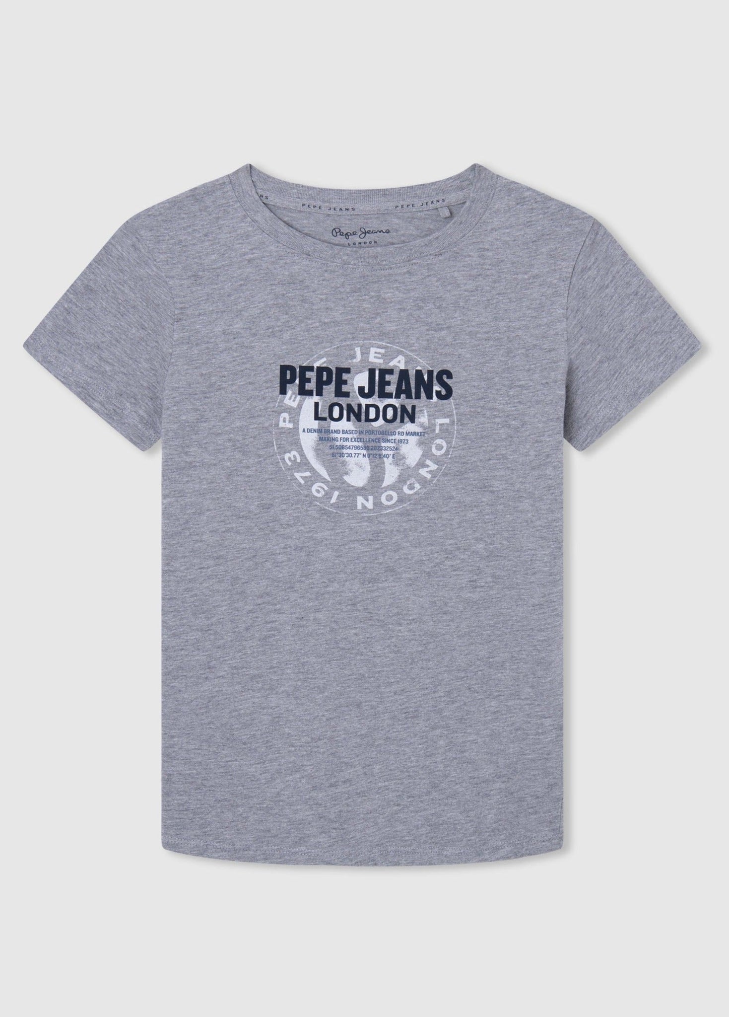 Pepe Jeans PB503524-933 Koszulka BROOKLYN chłopak kolor szary -  - #tag1# - #tag2# - #tag3# - #tag4#