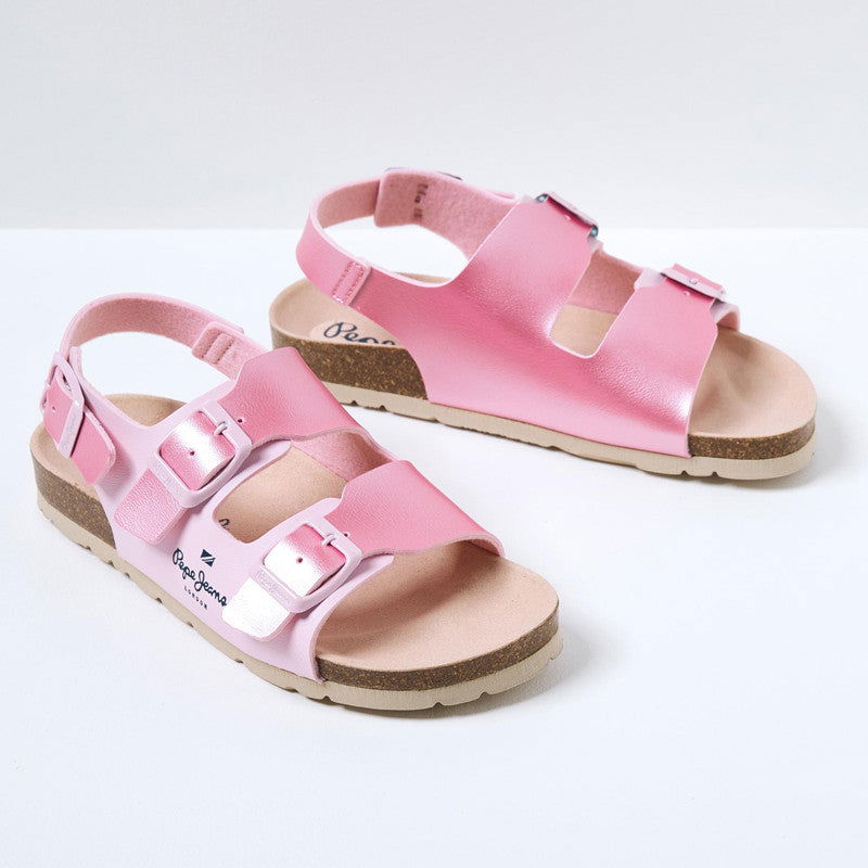 Pepe Jeans Sandały BIO CORP GIRL K junior girl PGS90186-325 różowy -  - #tag1# - #tag2# - #tag3# - #tag4#