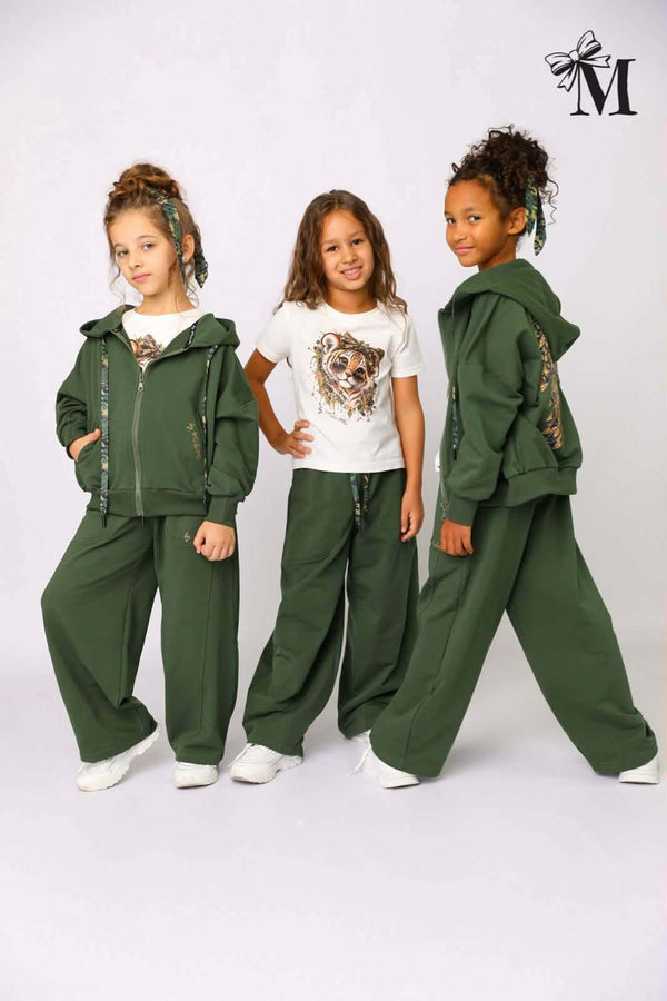 Dres skrzydła moro zielony MałaMi 2799-20926-48