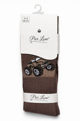 Rajstopy pachnące auta chłopięce czekolada Pier Lone PL-2206-21225